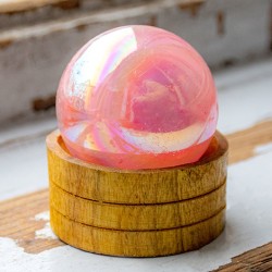 rose quartz, rose quartz crystal, rose quartz sphere, crystal sphere, crystal ball