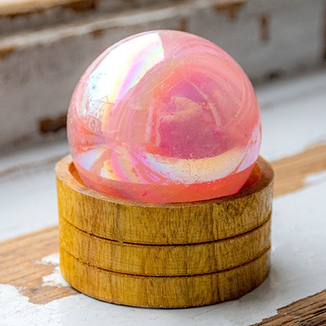 rose quartz, rose quartz crystal, rose quartz sphere, crystal sphere, crystal ball