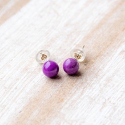 PHOSPHOSSIDERIT mini earrings 6mm, crystal earrings,