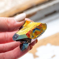 Titanum aura cluster, Clear crystal, clear quartz, quartz cluster