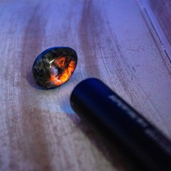 SODALITE pocket gemstone fluorescent, sodalite crystal,