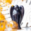 BLUE GOLDSTONE guardian angel, blue goldstone stone, blue river stone