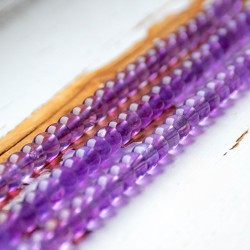 AMETHYST pearls 4mm