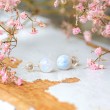 WHITE LABRADORITE earring,WHITE LABRADORITE crystal