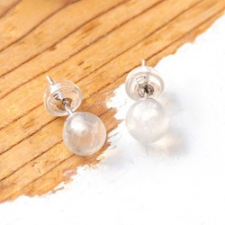 WHITE LABRADORITE earring,WHITE LABRADORITE crystal