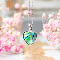 PAUA SHELL necklace, paua shell, abalone, abalone shell