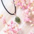 moldavite, Moldavite necklace, real moldavite, meteroite