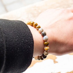 OCEAN JASPER bracelet 8mm, ocean jasper crystal, ocean jasper jewelry