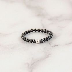 Črni turmalin prstan, Prstan s črnim turmalinom, Zaščitni prstan