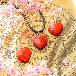 red jasper necklace, red jasper jewellery, red jasper, crystal jewellery, crystal neckalce