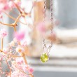 peridot, peridot uhani, peridot nakit, peridot srebrni uhani, srebrni uhani s kristali, uhani s kristali
