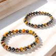 multicolor tiger eye, male bracelet, crystal bracelet, good price, stone of creativity, crystal shop