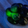Fluorescenten kristalal, UV kristali, UV reaktivni kristali, fluorescenten lapis, brušeni kristali