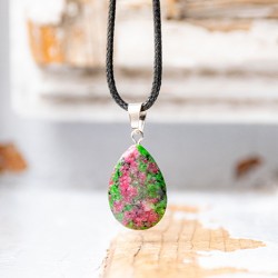 rubin zoisit ogrlica, ogrlica iz kristala, nakit iz kristala rubin zoisit, ogrlica iz kristala, nakit iz kristala