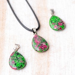 rubin zoisit ogrlica, ogrlica iz kristala, nakit iz kristala rubin zoisit, ogrlica iz kristala, nakit iz kristala