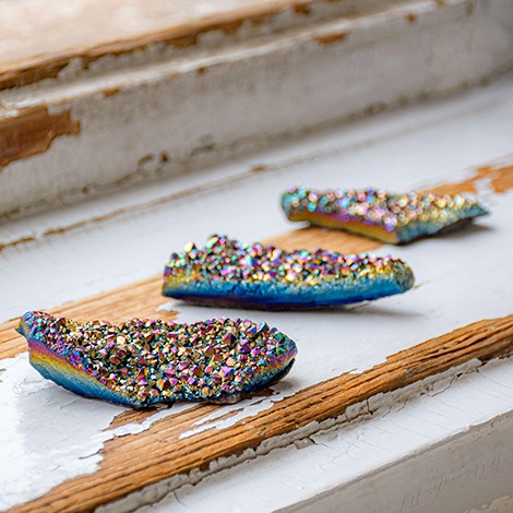 rainbow amethyst, rainbow titanium amethyst, titanium amethyst