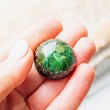 orgonite, pocket orgonite, green aventurine orgonite, green aventurine schungite orgonite