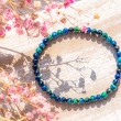 azurite, azurite bracelet, azurite jewellery, crystal jewellery, crystal bracelet