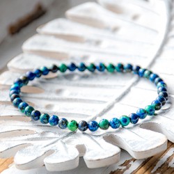 azurite, azurite bracelet, azurite jewellery, crystal jewellery, crystal bracelet