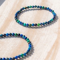 azurite, azurite bracelet, azurite jewellery, crystal jewellery, crystal bracelet