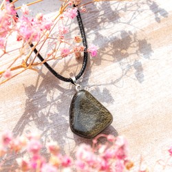 gold obsidian, obsidian, obsidian necklace,  GOLD OBSIDIAN necklace, obsidian jewellery, crystal necklace