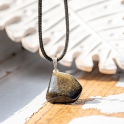 gold obsidian, obsidian, obsidian necklace,  GOLD OBSIDIAN necklace, obsidian jewellery, crystal necklace