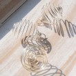 SPIRAL PENDANT CRYSTAL HOLDER smaller, holder for crystal, spiral holder for crystals