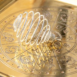 spirala za kristale, spirala za ogrlico, spirala ogrlica, držalo za kristale, ogrlica, OBESEK ZA KRISTALE SPIRALA večja