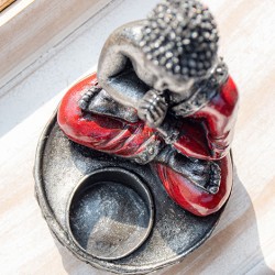 FENG SHUI Buddha candle holder, buddha statue, candle holder, incesne holder