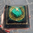 MALACHITE orgonite pyramid, handmade orgonite, orgonite, orgonite pyramid, malachite orgonite
