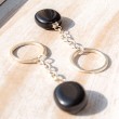 BLACK JASPER keychain black jasper crystal, healing crystal black jaspe