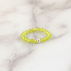 Peridot prstan peridot kristal peridot kamen zelen kristal peridot nakit