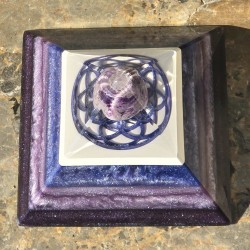 ročno delo, ametist orgonit, orgonit z ametistom, kristali, črni turmalin, orgonit z črnim turmalinom