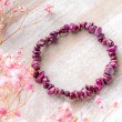 ruby bracelet chips, ruby ​​crystals, stone of passion ruby ​​jewelry ruby ​​cheap jewelry