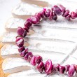 ruby bracelet chips, ruby ​​crystals, stone of passion ruby ​​jewelry ruby ​​cheap jewelry