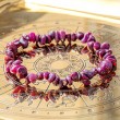 ruby bracelet chips, ruby ​​crystals, stone of passion ruby ​​jewelry ruby ​​cheap jewelry