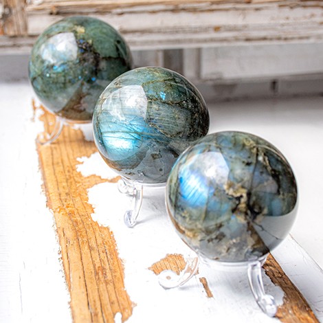 LABRADORITE crystal sphere labradorite gemstone   labradorite