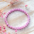 KUNZITE bracelet 6mm kunzite crystal, kunzite jewellery