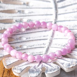 KUNZITE bracelet 6mm kunzite crystal, kunzite jewellery