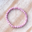 KUNZITE bracelet 6mm kunzite crystal, kunzite jewellery