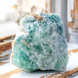 RAINBOW FLUORITE raw natural bigger piece