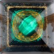 MALACHITE orgonite pyramid, handmade orgonite, orgonite, orgonite pyramid, malachite orgonite