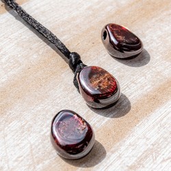 GRANAT ogrlica solzica, granat kristal, energijska verižica, granat ogrlica, nakit iz granata, granat