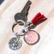 mandala, mandala keychain, handmade keychain, handmade mandala