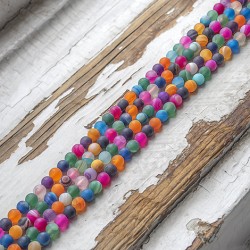 COLOUR AGATE pearls 6mm agate crystal agate gemstone