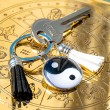 JIN JANG keychain, hand made, made in slovenia