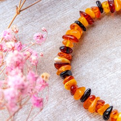 amber, amber bracelet, AMBER bracelet chips, baltic amber, bracelet from baltic amber, amber jewellery