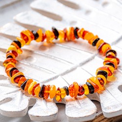 amber, amber bracelet, AMBER bracelet chips, baltic amber, bracelet from baltic amber, amber jewellery