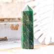 EMERALD obelisk, emerald, natural emerald, emerald point, emerald crystal, crystal point