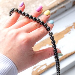 zlati obsidian, zlati obsidian perle 8mm, obsidian perle, zlati obsidian perle za ustvarjanje